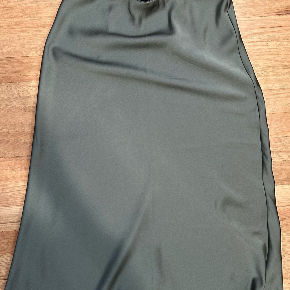 Elegant Olive Green Women's Skirt